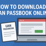 how to download UAN passbook online