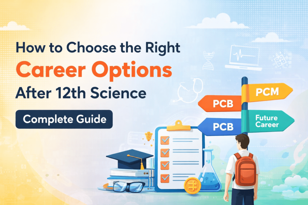 Choose the career options after 12th science