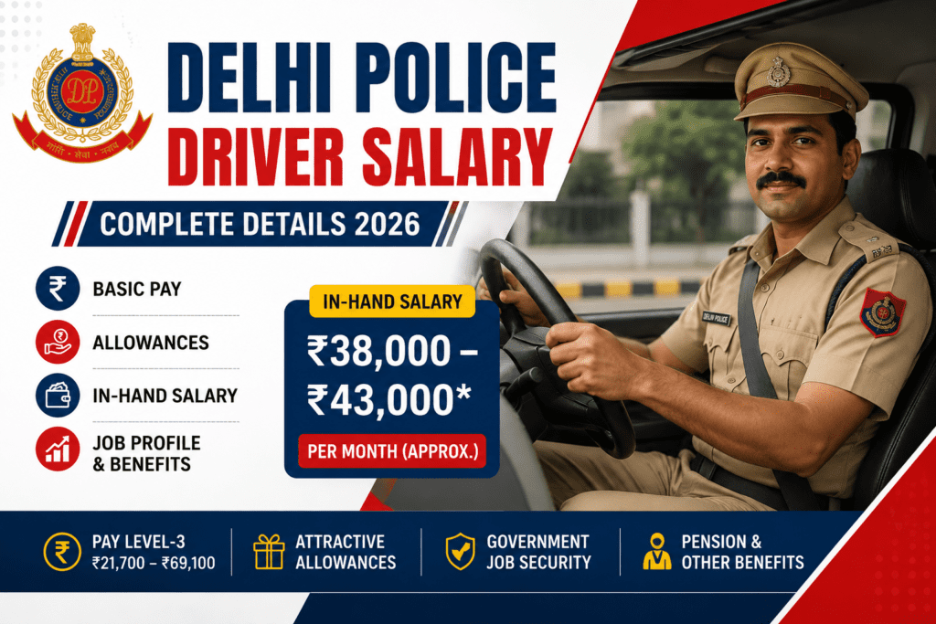Delhi Police Driver Salary
