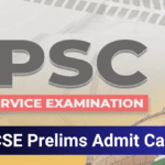 UPSC CSE Prelims Admit Card 2026